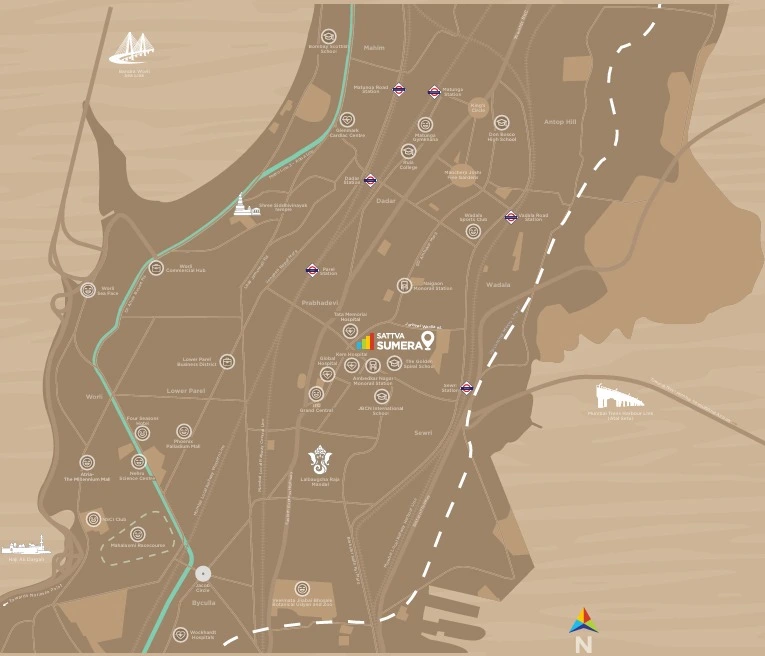 Sattva Sumera Location Map